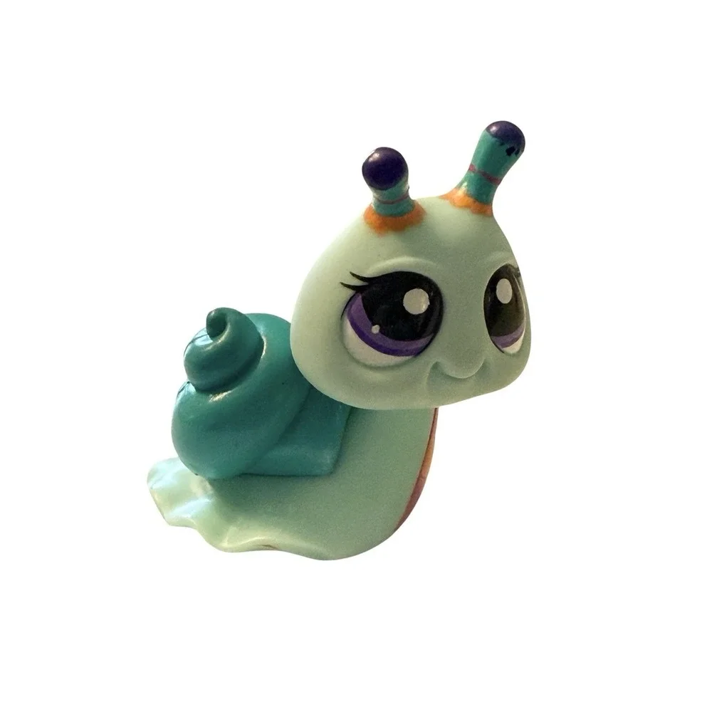 LPS 2011 Walmart Snail #2478 Angelfish #2479 w/Shell Accessory Authentic
